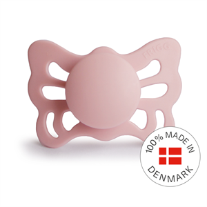FRIGG Butterfly - Anatomical Silicone Pacifier - Baby Pink - Size 1